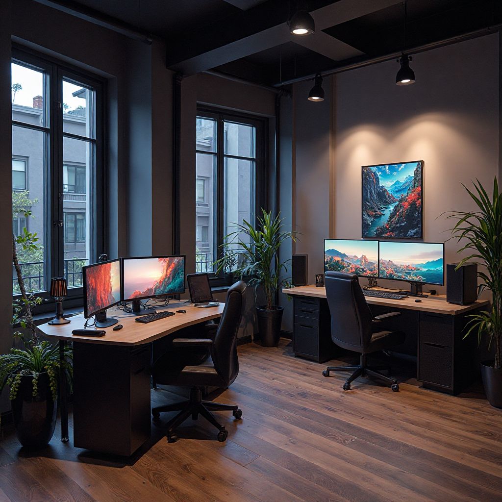 Development office workspace