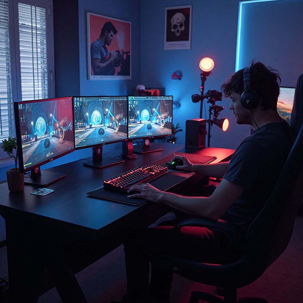 Testing gaming setup